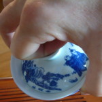 Alterantive method for holding a gaiwan.