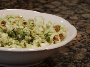 Popcorn with Matcha Butter