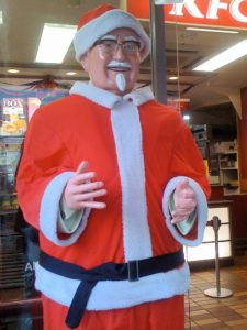 Col. Sanders are Santa in Japan